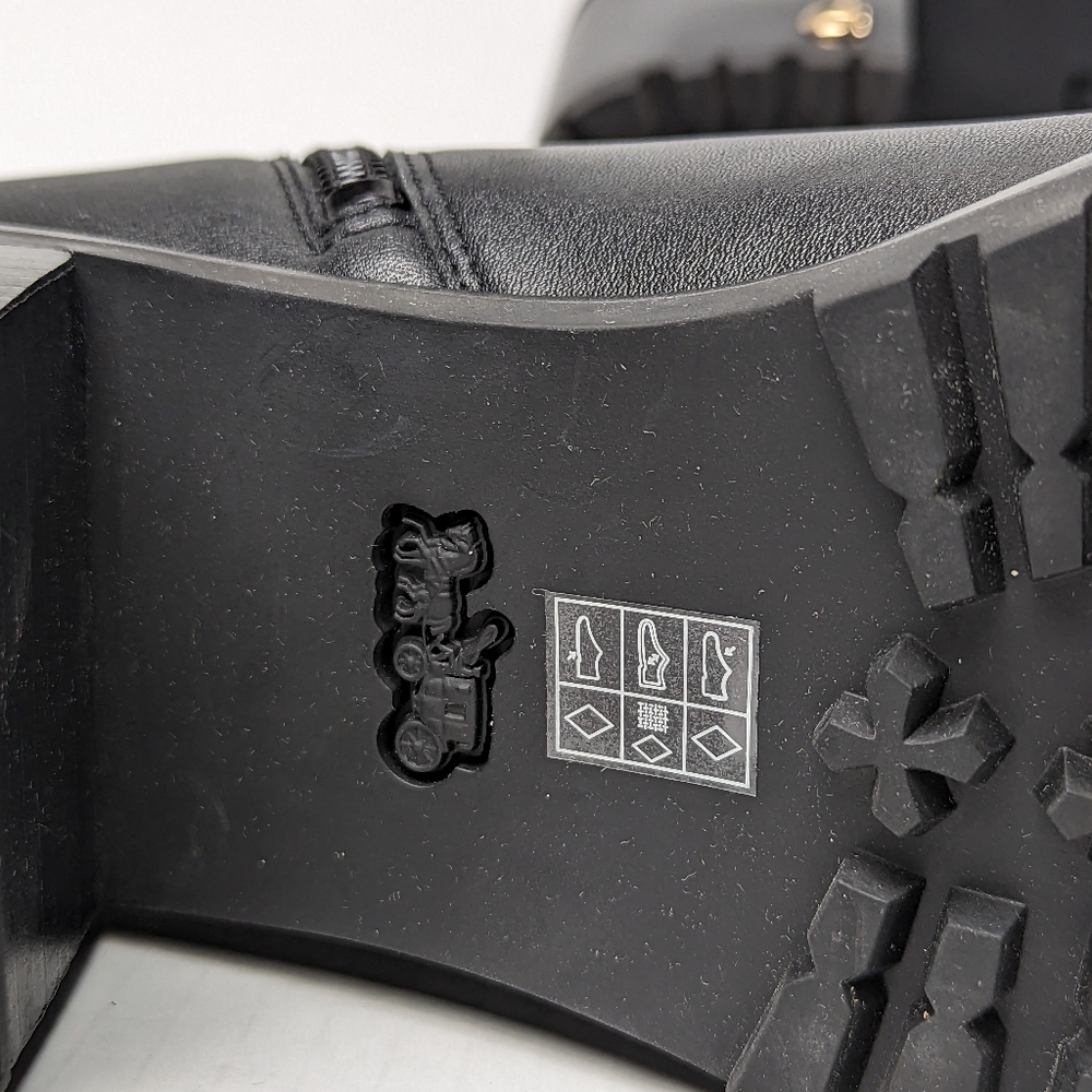 NWOB Coach Joy Lug-Sole Booties - Picture 9 of 12
